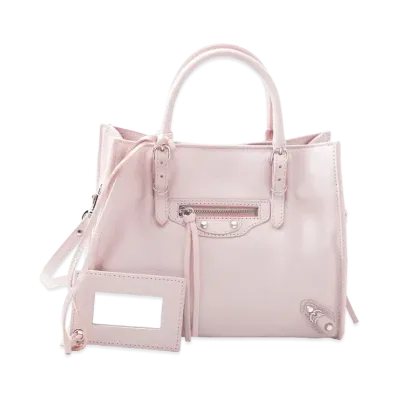 BALENCIAGA Paper A4 leather 2Way Bag "Pink"