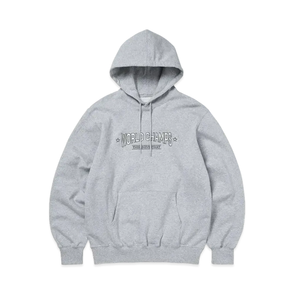 thisisneverthat World Champs Hoodie "Heather Grey"