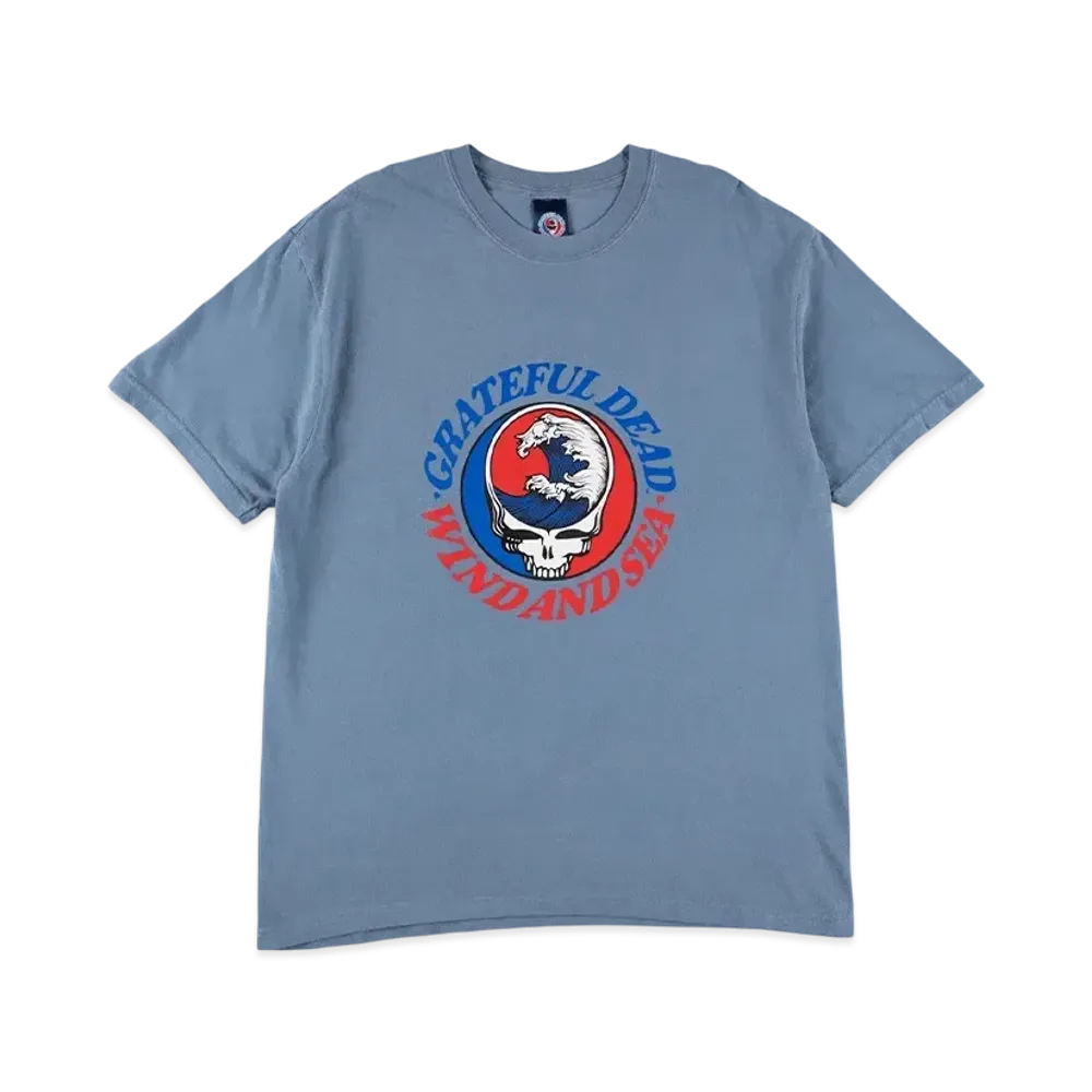 WIND AND SEA x Grateful Dead (Skull/Circle) S/S Tee "SlateBlue"