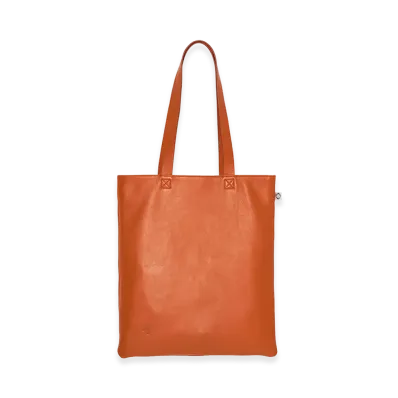 ZARA x Bad Bunny Benito Antonio Leather Tote Bag "Orange"