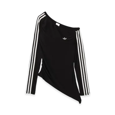 adidas Women's Asymetric Top "Black"