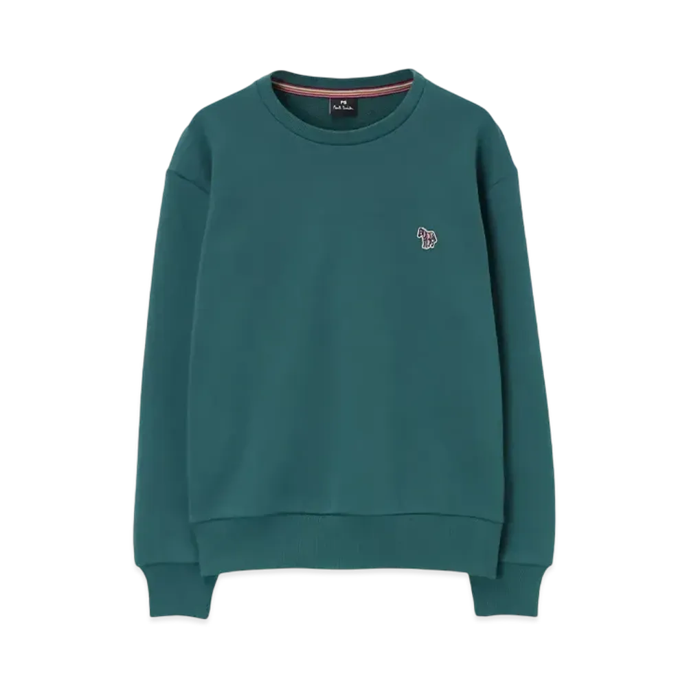Paul Smith Women's Zebra Patch Sweatshirts "BlueGreen"