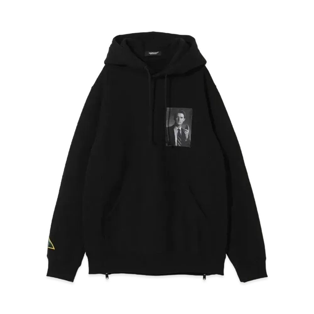 UNDERCOVER Twin Peaks Cotton Fleece Sweatshirt Hoodie "Black"