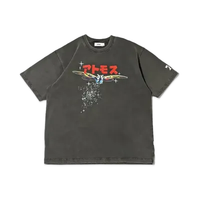 atmos GODZILLA vs Mothra T-shirt "Black"