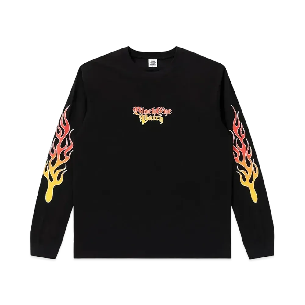 BlackEyePatch Westside Flames Logo L/S Tee "Black"