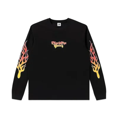 BlackEyePatch Westside Flames Logo L/S Tee "Black"