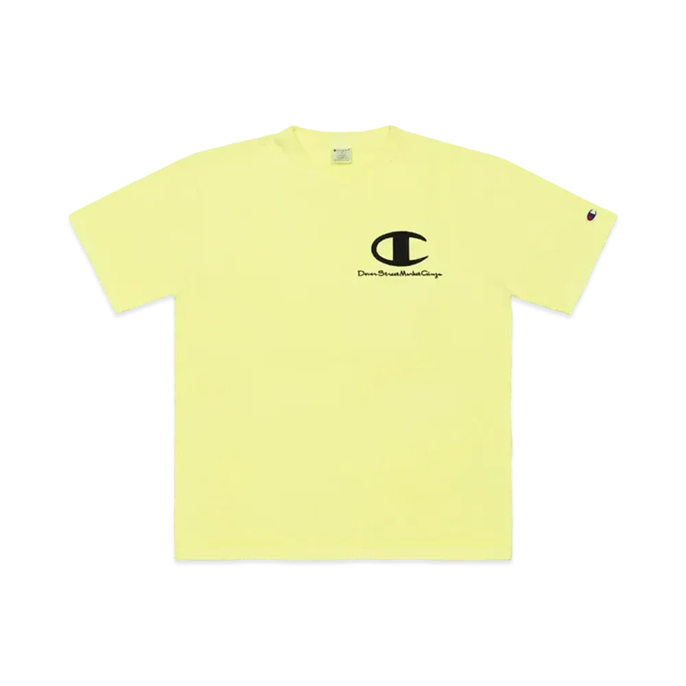 Dover Street Market Ginza x Champion Dsmg Short Sleeve T-Shirt C5-Z325 "Yellow"
