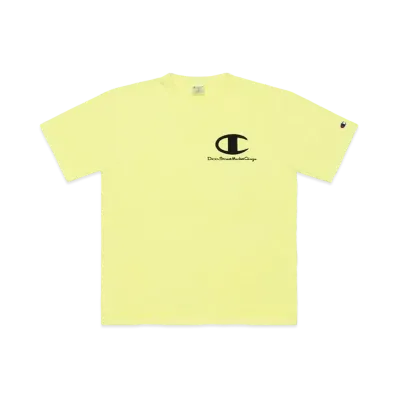 Dover Street Market Ginza x Champion Dsmg Short Sleeve T-Shirt C5-Z325 "Yellow"