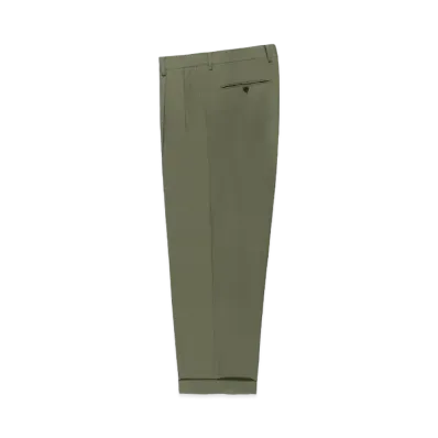 WACKO MARIA Dormeuil / Double Pleated Trousers "Green"