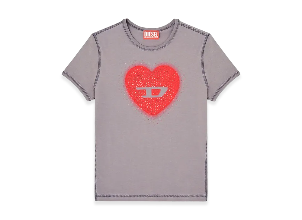 Diesel Women's T-Shirts "Dark Grey"