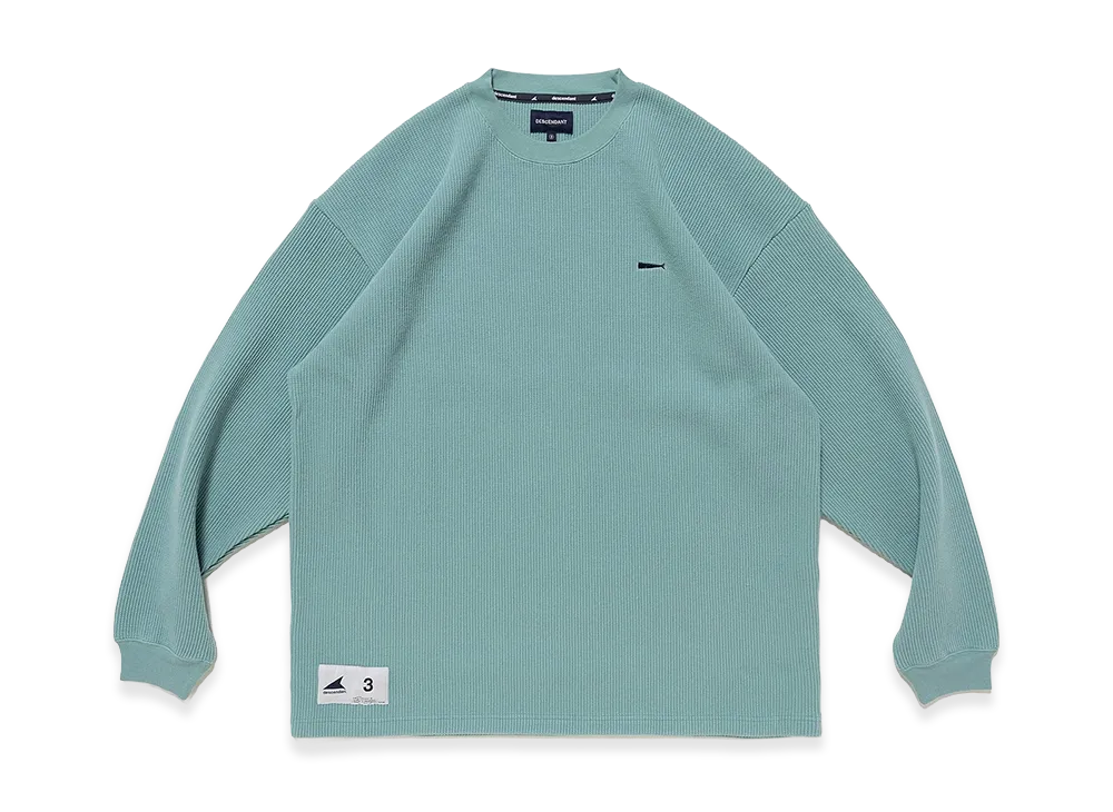 DESCENDANT Gaufre Waffle LS "Green"