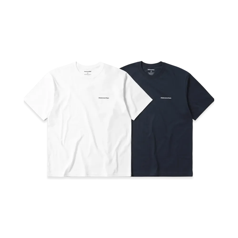 thisisneverthat SP-Logo Cooling Performance Tee "White/Navy"