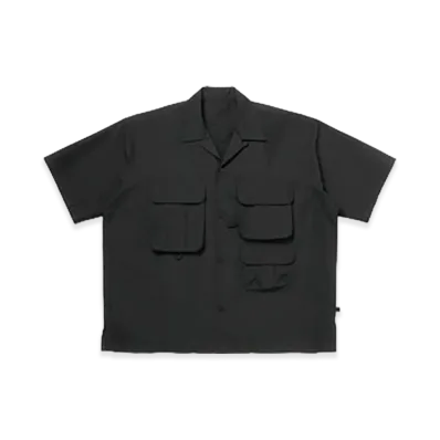 DAIWA PIER39 Tech Multi Tool Pocket Shirt S/S Solid "Black"