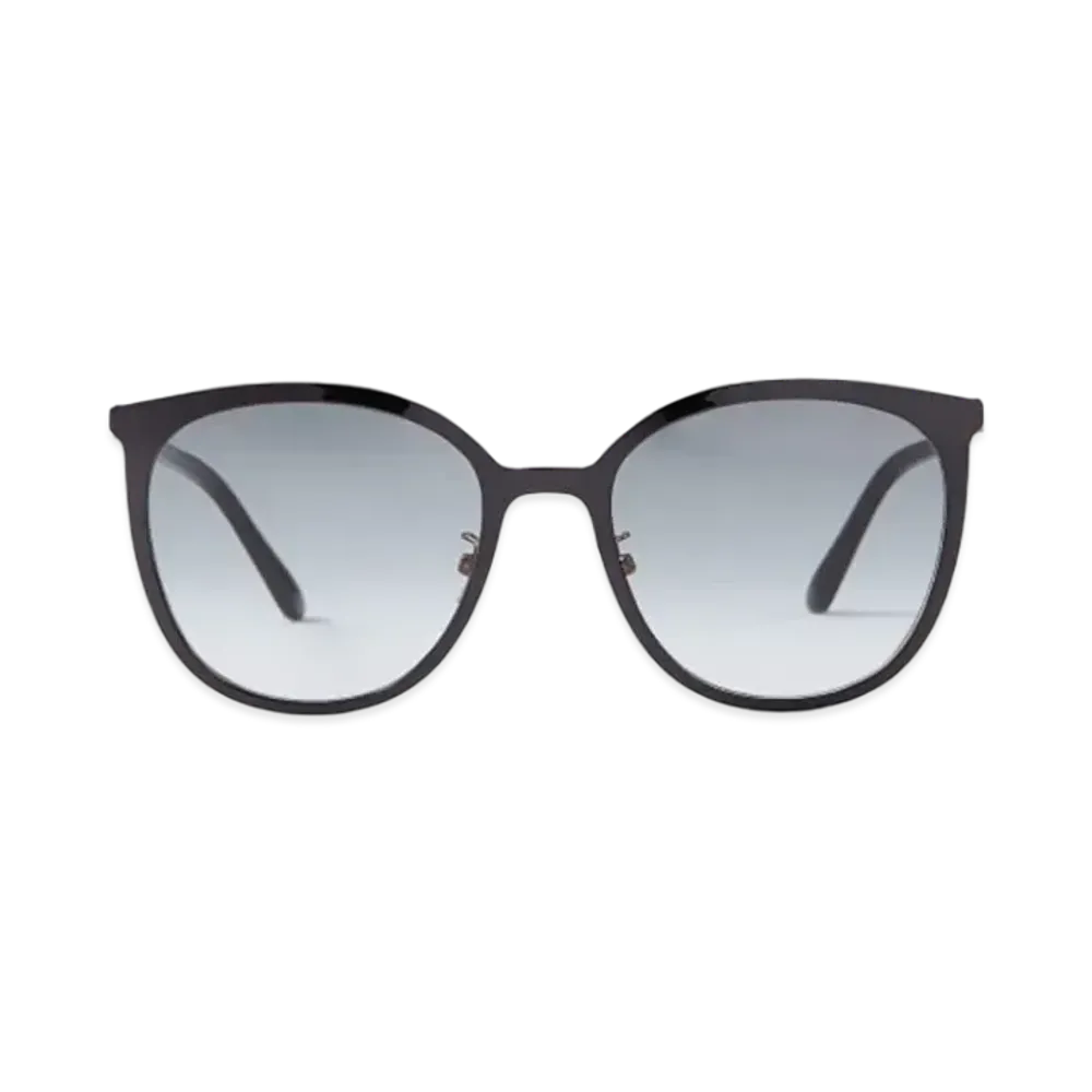 Jimmy Choo Oria Cat Eye Sunglasses With Swarovski Crystals "Black"