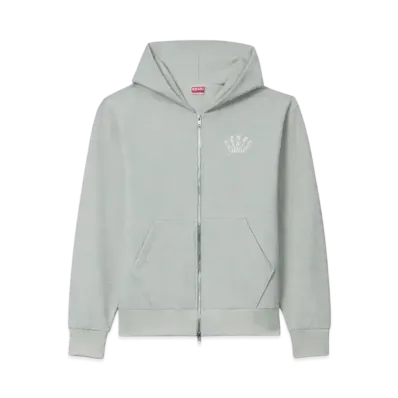 KENZO 'Dragonfly' Zip Hoodie "Pale Gray"