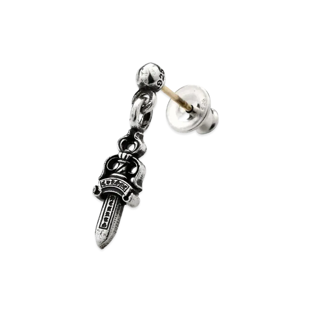 Chrome Hearts Drop Stack Dagger Piercing "Silver"