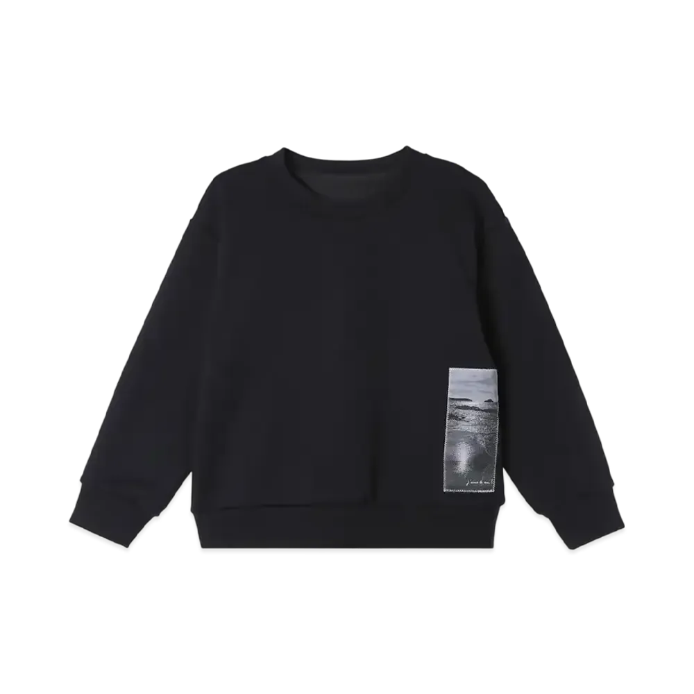 HELLY HANSEN x agnes b. LIFA Merino Sweat Crew "Balck"