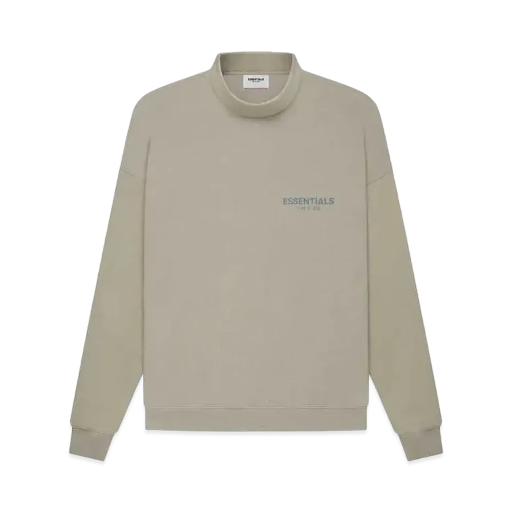 FEAR OF GOD ESSENTIALS Pull-Over Mockneck "Moss"