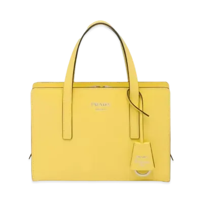 PRADA Re Edition 1995 Brushed Leather Mini Handbag "Yellow"