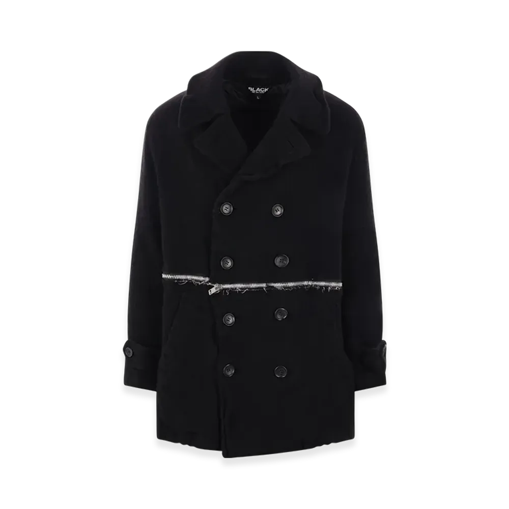 BLACK COMME des GARCONS Wool Coat "Black"