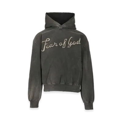 FEAR OF GOD “26 Classic Half Raglan” Hoodie "Green"