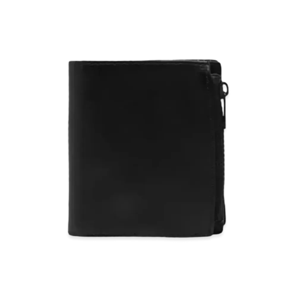 Maison Margiela Medium Fold Out Leather Zipped Wallet "Black"