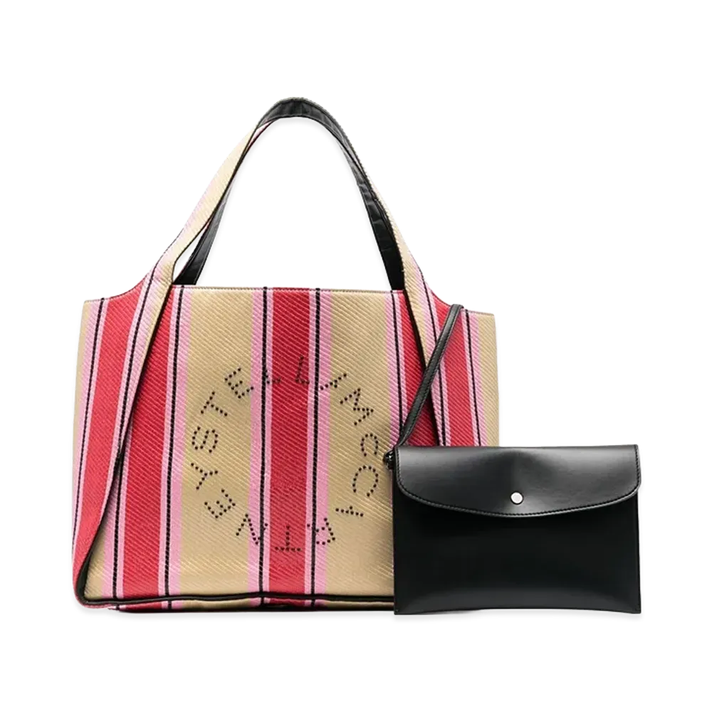 STELLA McCARTNEY Women's Bag In Multicolored Raffia "Multicolor"