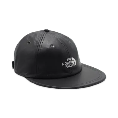 Supreme x The North Face Leather 6-Panel Hat "Black"