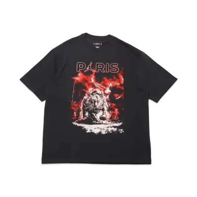 Nike Jordan x PSG STMT SS GFX Tee "Off Noir/Sail"
