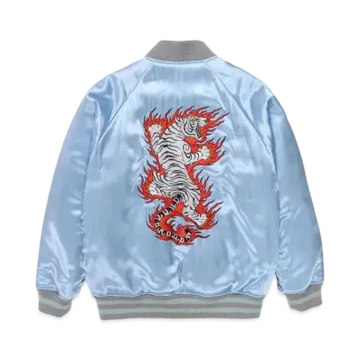 WACKO MARIA Tim Lehi / Reversible Ska Jacket "Blue Silver"