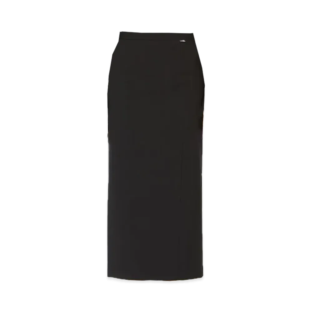 MM6 Maison Margiela Long Wool Blend Skirt "Black"
