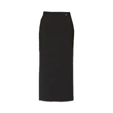 MM6 Maison Margiela Long Wool Blend Skirt "Black"