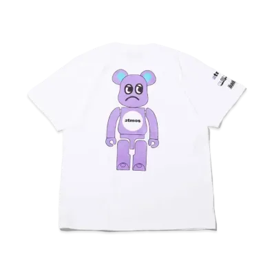 atmos x BE@RBRICK x BADMOOD S/S Tee 23SU-S "White"