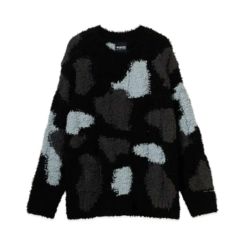 GELATO PIQUE Homme x WILDSIDE UNISEX Cable Knit Pullover "Black"