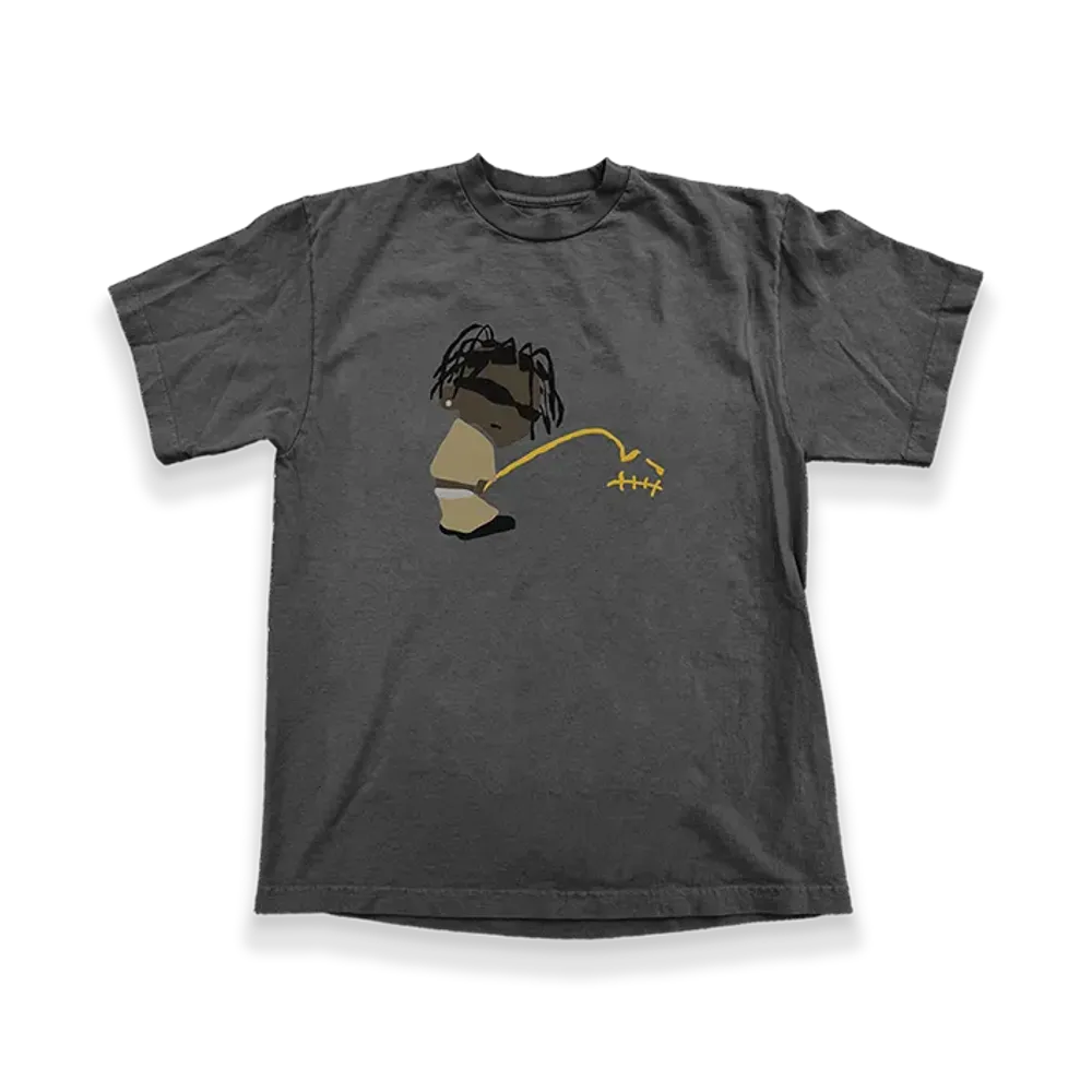 Travis Scott Cactus Jack x RODEO Cpfm Track 8 Tee "Charcoal"