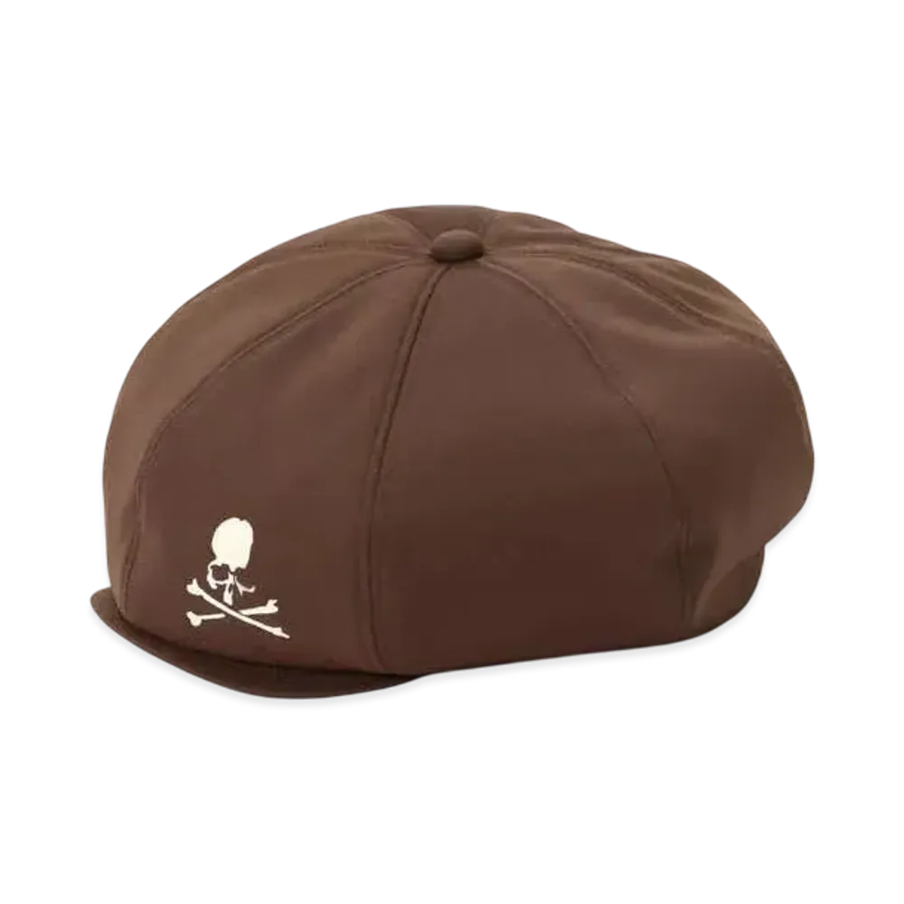mastermind WORLD Skull Beret "Brown"