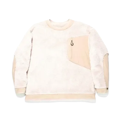 CMF OUTDOOR GARMENT Precold Fleece Tee "White Beige"