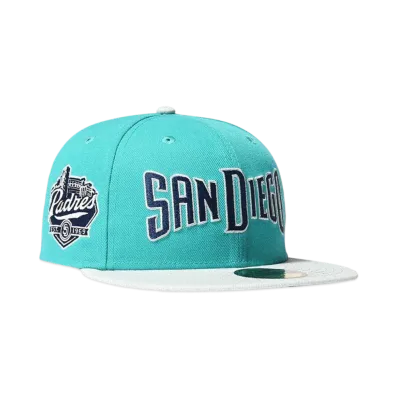 HOME GAME SAN DIEGO PADRES CO EST 1969 59FIFTY TITLE "WAVE/SNOWGRAY"
