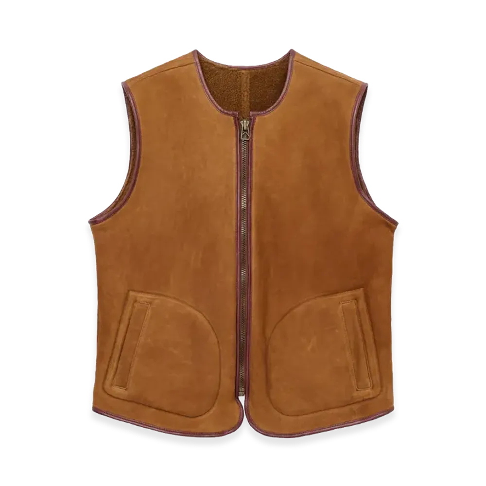 GDC Vegan Mouton Vest "Brown"