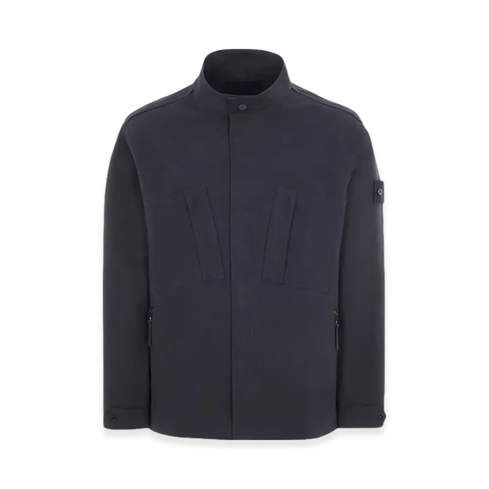 Stone Island Q11F2 Ghost Piece Gabardine Doppio Blouson - 23FW "Navy Blue"