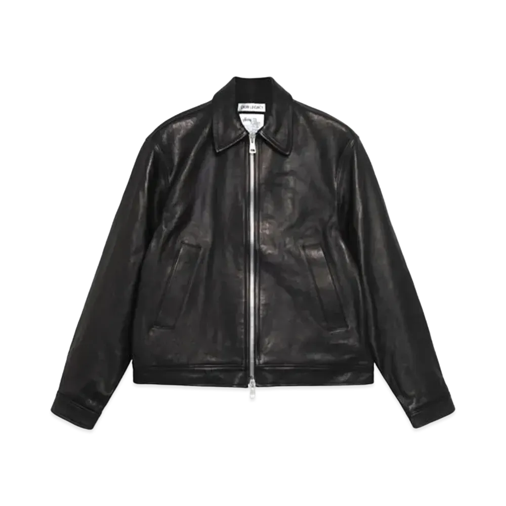 Stussy x Our Legacy Work Shop Blouson Jacket Leather "Black"