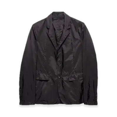PRADA Single-Breasted Re-Nylon Jacket "Black"