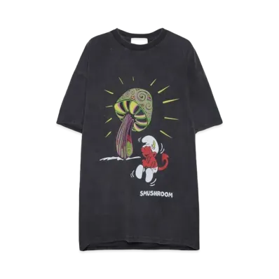MAYO SMUSHROOM Short Sleeve Tee "FADE BLACK"