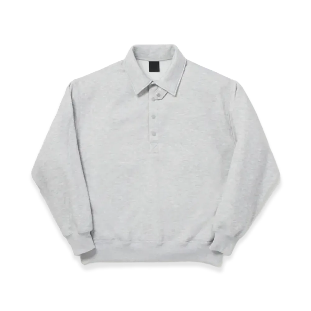 DAIWA PIER39 Tech Sweat Snap Pullover "Heather Gray"