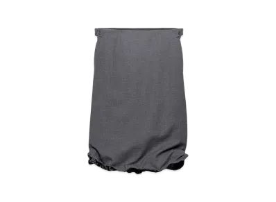 PRADA Shaped Wool Skirt "Anthracite Grey"