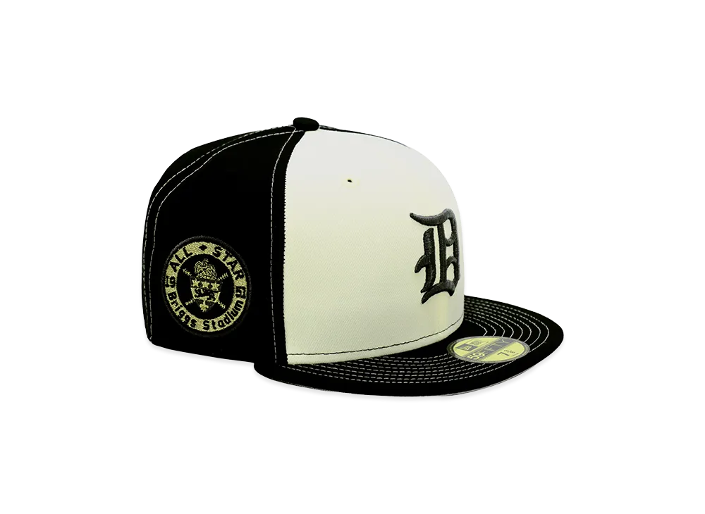 NEW ERA x THE CAP 59Fifty Return to Origin Detroit Tigers "Chrome White/Black"