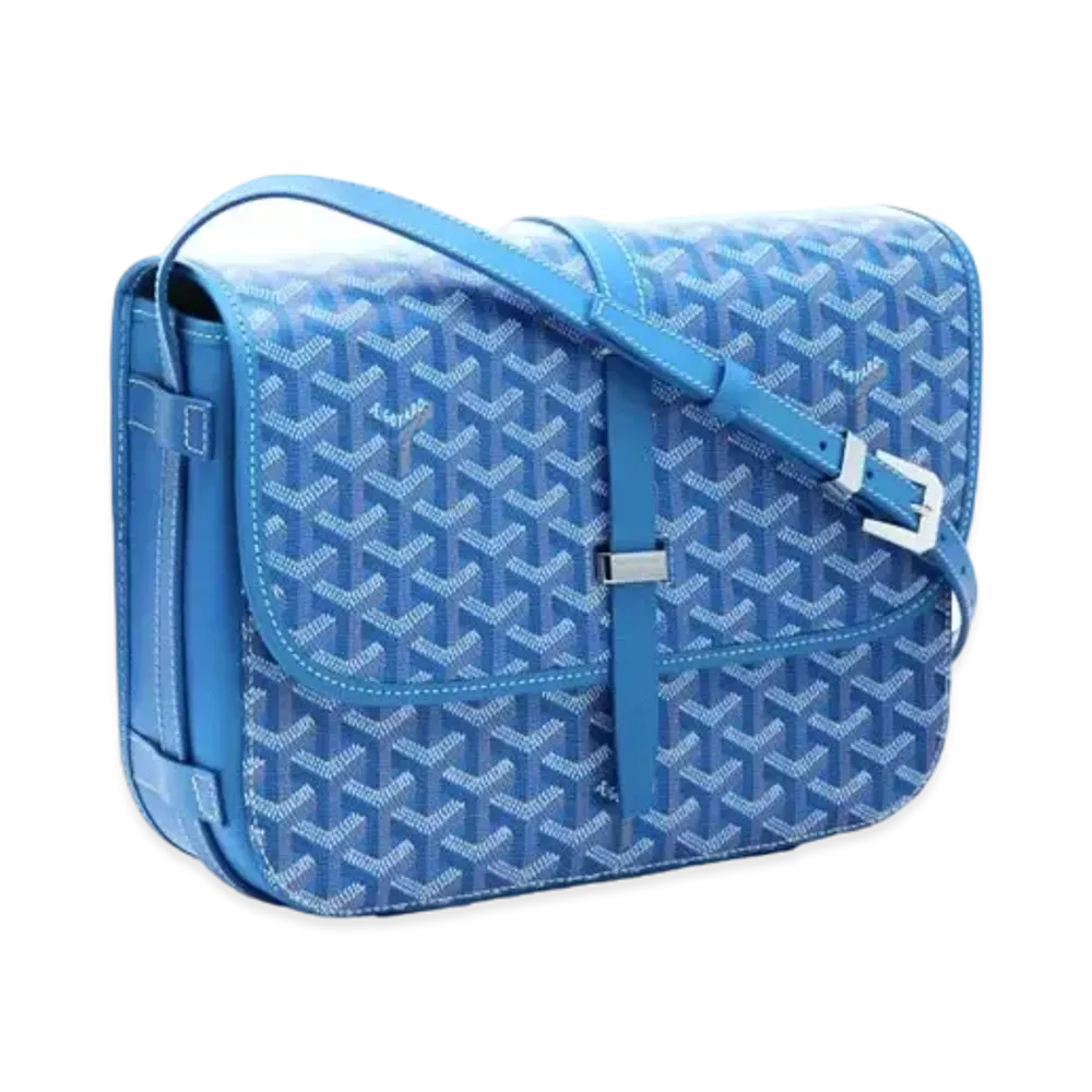 Goyard Belvedere MM Bag "Blue"