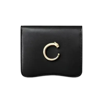 Cartier Bifold Wallet, Panthere de Cartier Japan Exclusive "Black"