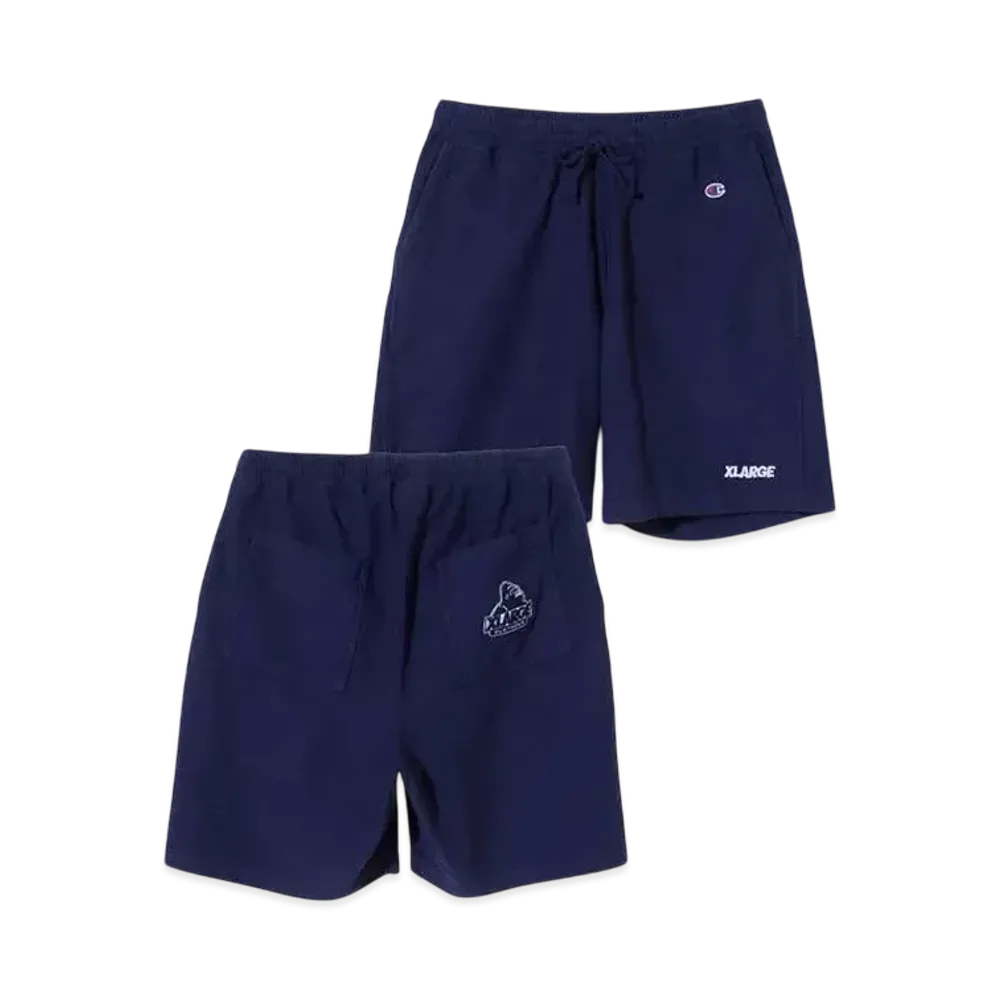 XLARGE x Champion Reverse Weave Short Pants "Navy"