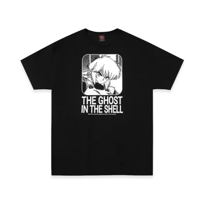 Geeks Rule x Dover Street Market (DSM) x THE GHOST IN THE SHELL Silkscreen Printing T Shirt "Black"